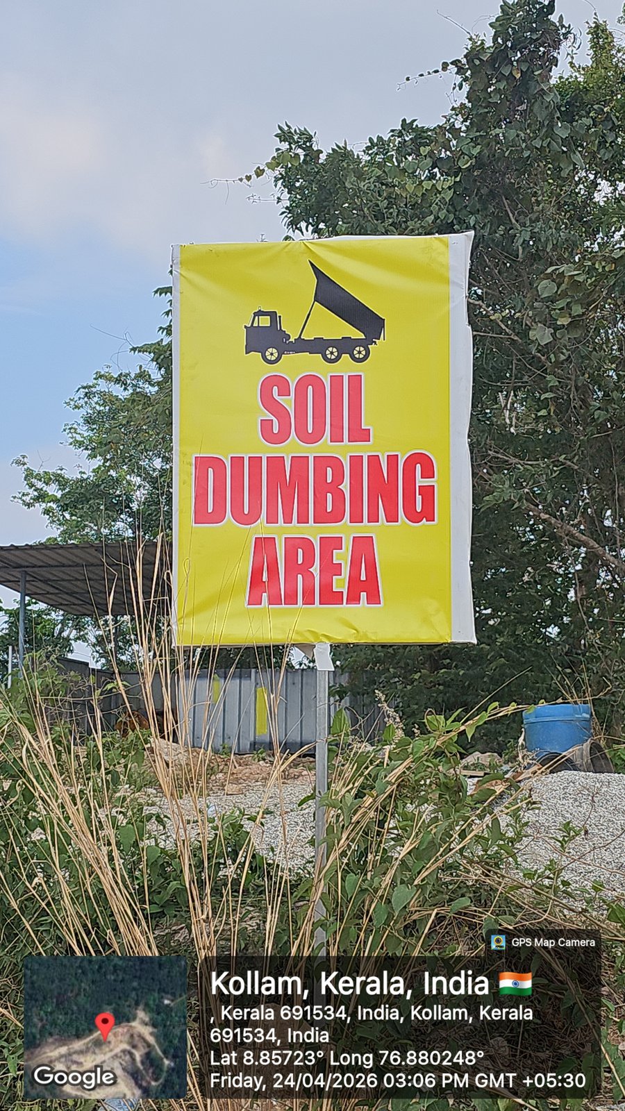 Designated soil storage and progressive afforestation borders